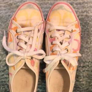 Coach tennis shoes🌸Size 8